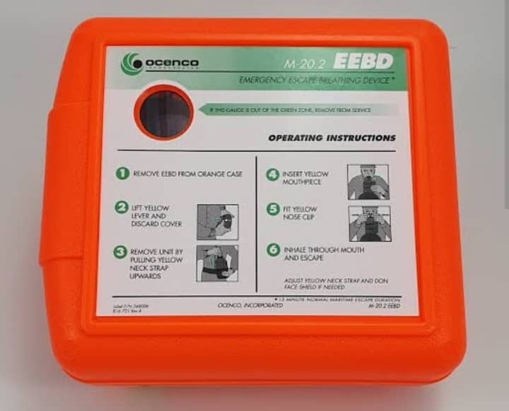 Emergency Escape Breathing Device Ocenco